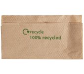 Servilletas recicladas kraft 1 capa 320x300mm. (caja de 6.000) gh030