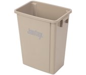 Cubo de basura beige de 56l. jantex ck960