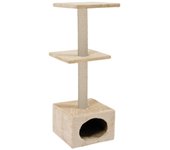 Rascador para gatos zolux duo, color beige