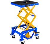 Elevador hidráulico con ruedas para moto - 135 kg