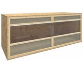 Terrario de madera contrachapada 120x50x50 cm