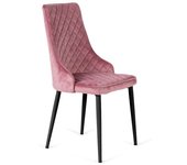 Pack de 4 sillas imperial velvet rosa 94 cm (alto) 48 cm (ancho) 57 cm (fondo)