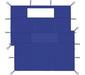 Maison exclusive - paredes laterales de cenador con ventanas 2 unidades azul
