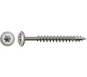 Spax, viti a testa piatta t-star plus in acciaio inox 1.4567, 8 x 100, 50 pz.