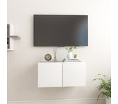 Maison exclusive - mueble de tv colgante blanco 60x30x30 cm