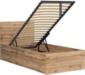 Cama canapé 90x200 con somier edwin madera