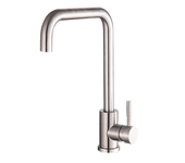 Grifo de cocina, giratorio 360° grifo fregadero cocina de acero inoxidable regulable en frío y calor, mezclador fregadero caño alto diseño