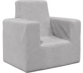 Sofá para niños | sofá de salón | sofá de descanso felpa suave gris claro cfw31101