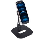Soporte para teléfonos móviles / soporte para tablet flexmobi iv metal negro hjh office
