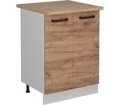 Vicco mueble bajo de cocina r-line, roble dorado, 60 cm et roble
