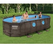 Juego de piscina power steel swim vista series 549x274x122 cm bestway