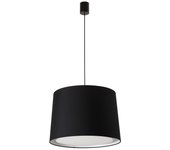 Faro conga - colgantes cilíndricos negro, e27