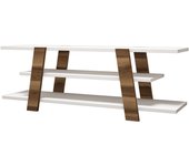 Mueble tv flower blanco nogal