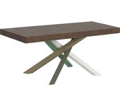 Mesa extensible 90x130/390 cm volantis premium nogal estructura multicolor 4/a