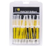 Pack detector fugas aire acondicionado brilliant 12x7,5ml + adaptadores