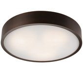 Lamkur round plafón cilíndrico wengué, 3x e27