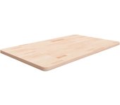 Encimera de baño 100x60x2,5 cm madera maciza sin tratar