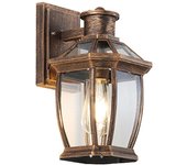 Aplique de pared led e27 impermeable para exteriores, para balcón, pasillo, patio, con enchufe - cobre