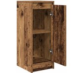 Aparador | aparador de comedor | armario de cocina de madera de ingeniería envejecida 29,5x34x76 cm cfw37752