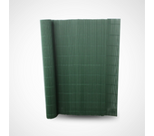 Cañizo pvc doble cara| 1x3 m| color verde| lamas 11 mm| composición 100% pvc| bridas sujeción incluidas