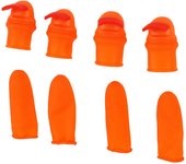 Cuchillo de pulgar de silicona, cuchillo de pulgar para jardinería, herramienta de cosecha doméstica, separador