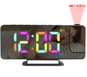 Reloj despertador con proyección led