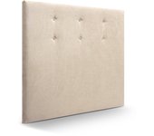Cabecero bruselas tela cabecero de cama tapizado para camas de 90 y 105 (115 x 120 cm) tela beige sueños zzz