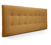 Cabecero zurich cabecero de cama tapizado para camas de 90 y 105 (115 x 57 cm) tela mostaza sueños zzz