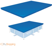 Cobertor de piscina de plástico 259x170 cm cobertor de piscina bestway