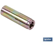 Taco metalico expansion p/golpe m-20 caja 25 unid.