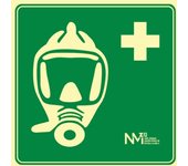Señal equipo autónomo de respiración