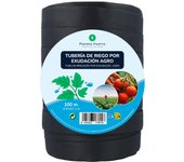 Planeta huerto | rollo exudación agro 100 m – manguera de riego eficiente para cultivos y