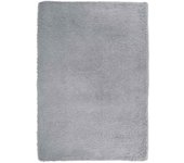 Alfombra de pelo largo navarra gris plateado 160x230 cm