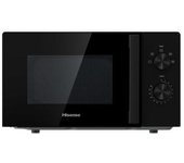 Horno microondas hisense h20mobp1h superficie plana solo microondas 20 l 700 w negro