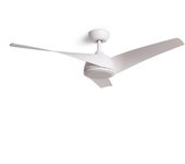 Techbrey ventilador de techo silencioso eubea 132cm motor dc mando a distancia, sin luz