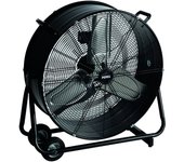 Perel ventilador de suelo tambor de metal negro 60 cm 330 w