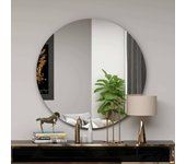Espejito phaeton, espejo, objeto de decoración de pared, decoración de espejo, 70x2h70 cm, negro