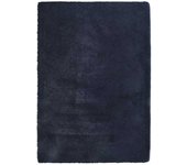 Alfombra de salón | alfombra de pelo largo navarra azul marino 240x340 cm poliéster cfw73547