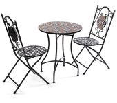 Conjunto de mesa con 2 sillas versa ceylan 60 x 71 x 60 cm