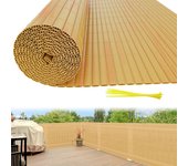Canisse de pvc canisse de pvc para jardín balcón terraza. valla cortavientos para balcones bambú 90 x 700cm