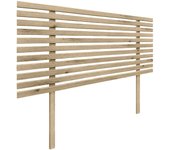 Dhome cabecero de madera reciclada dm estilo japones con patas cama palets herrajes incluidos (105cm, cambrian madera)