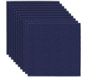 10 uds. tapete autoadhesivo azul oscuro, tapete cuadrado para gatear sin pegamento, 30cm x 30cm