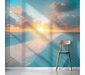 Papel pintado de dunas en brasil al atardecer