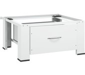 Base para lavadora con cajón blanco