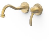 Tres 24220001lm tres clasic grifo monomando empotrado para lavabo color latón viejo mate