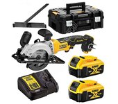Sierra circular dewalt dcs571p2t (2 x 5,0 ah + dcb115 + tstak ii)