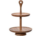Alzada para tarta de madera 30x30x45 cm