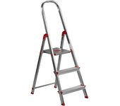 Escalera aluminio rolser unica 3 peldaños. certificada según norma europea en-131 para uso doméstico y profesional.