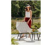 Fauteuil delphine lounge - diamond wicker