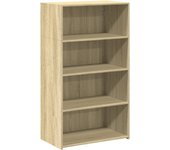 Aparador alto | aparador de comedor | armario de cocina madera de ingeniería roble sonoma 70x41x124 cm cfw75623